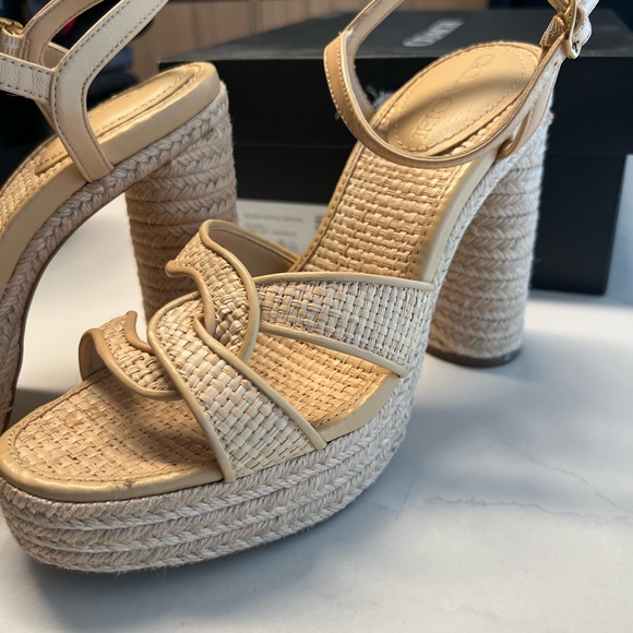 Size 9 - Coach Talina Raffia Sandal - Picture 4 of 9